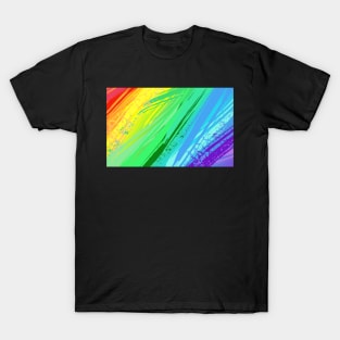 Background with Rainbow Paint T-Shirt